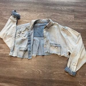 Carmar cropped Jean jacket